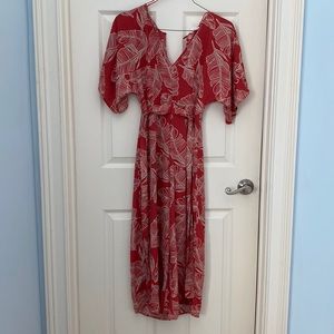 Plan Print Jumpsuit XS